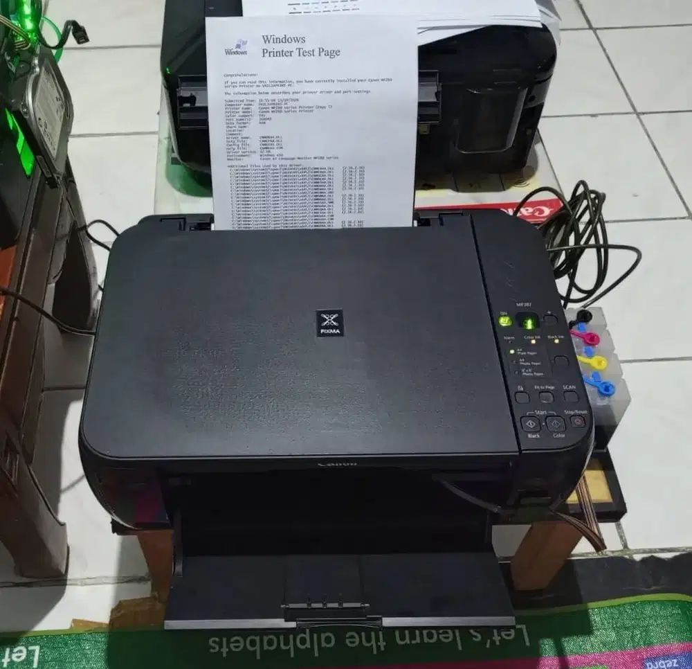 Printer Canon Pixma MP287 all in one infus