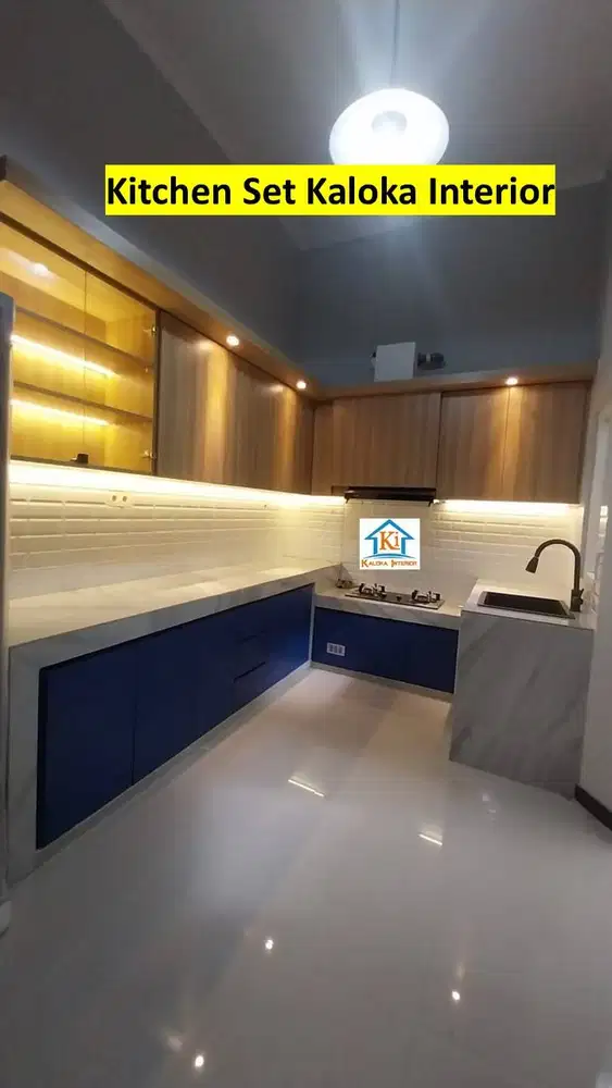 Jasa Bikin Kitchen Set Minimalis Surabaya, Kaloka Interior