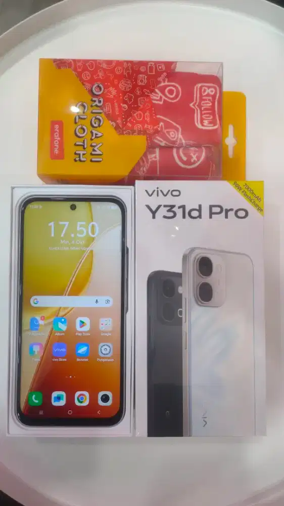 Y31d Pro free case, antigores cukup KTP aja!