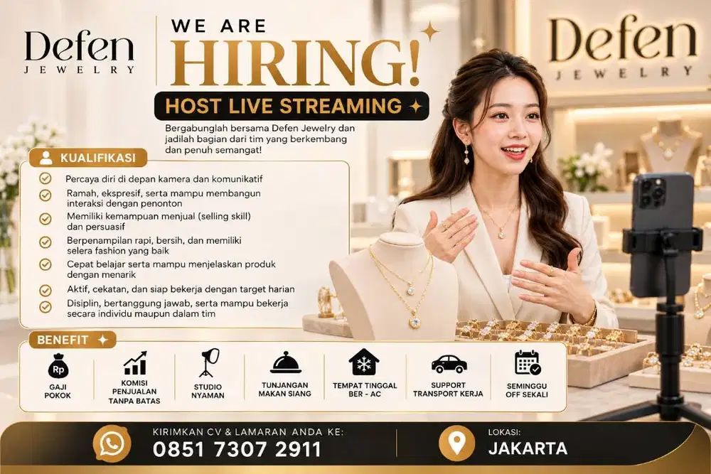 WE ARE HIRING – HOST LIVE STREAMING