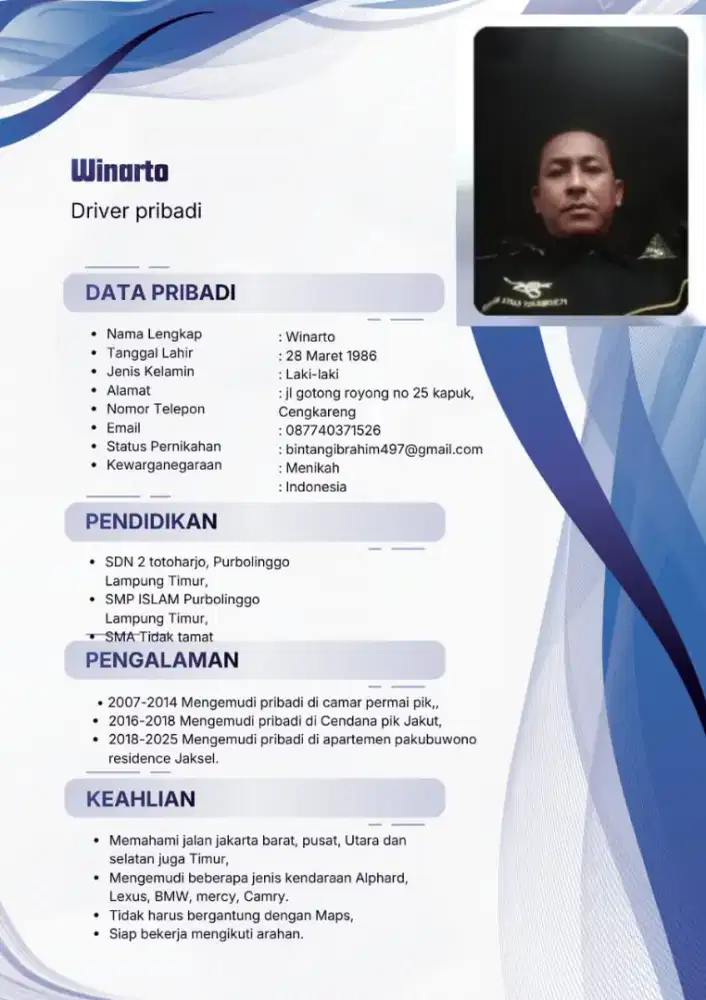 Driver hapal jalan ibukota Jakarta