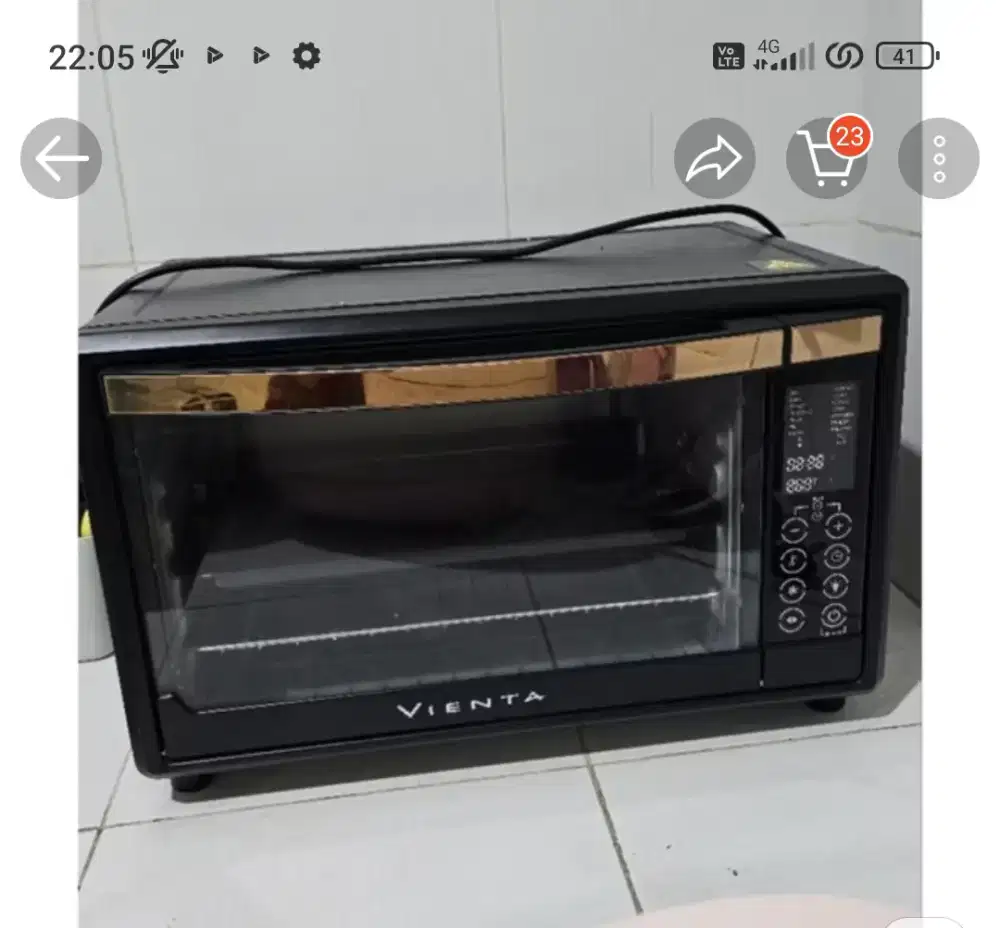 Dijual Oven Vienta 30 liter, harga murah