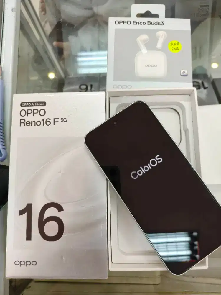 PROMO RENO 16F SERIES BELI HP GRATIS INDOSAT PLATINUM 1 TAHUN + PB