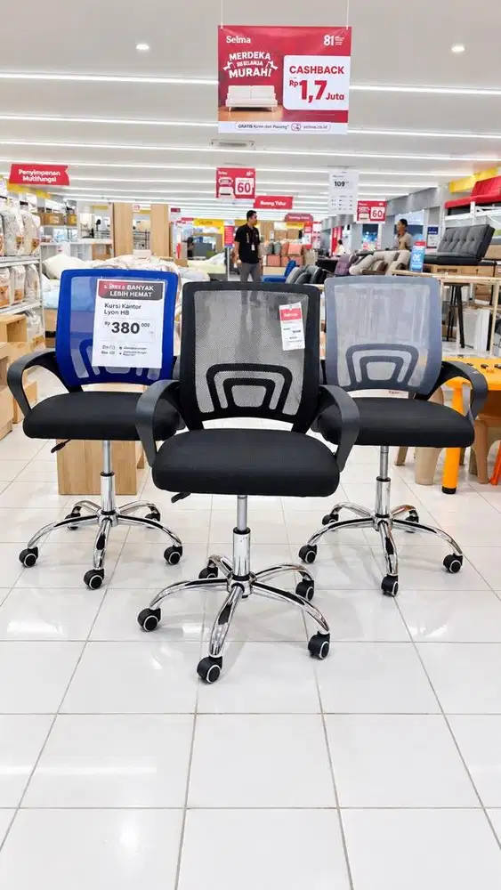 Promo Kursi Kantor untuk Probadi, Proyek & Pengadaan Perusahaan