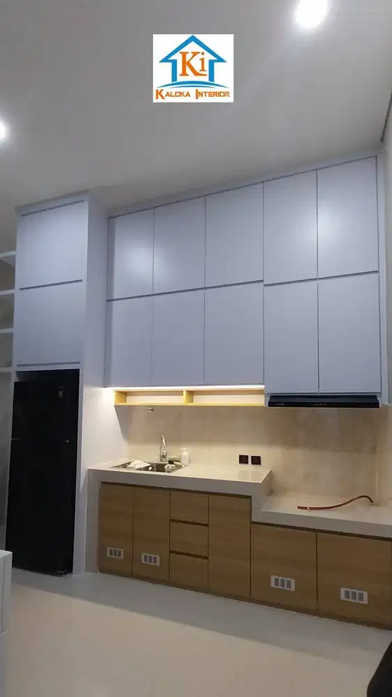 Jasa Pembuatan Kitchen Set Minimalis Surabaya Kaloka Interior