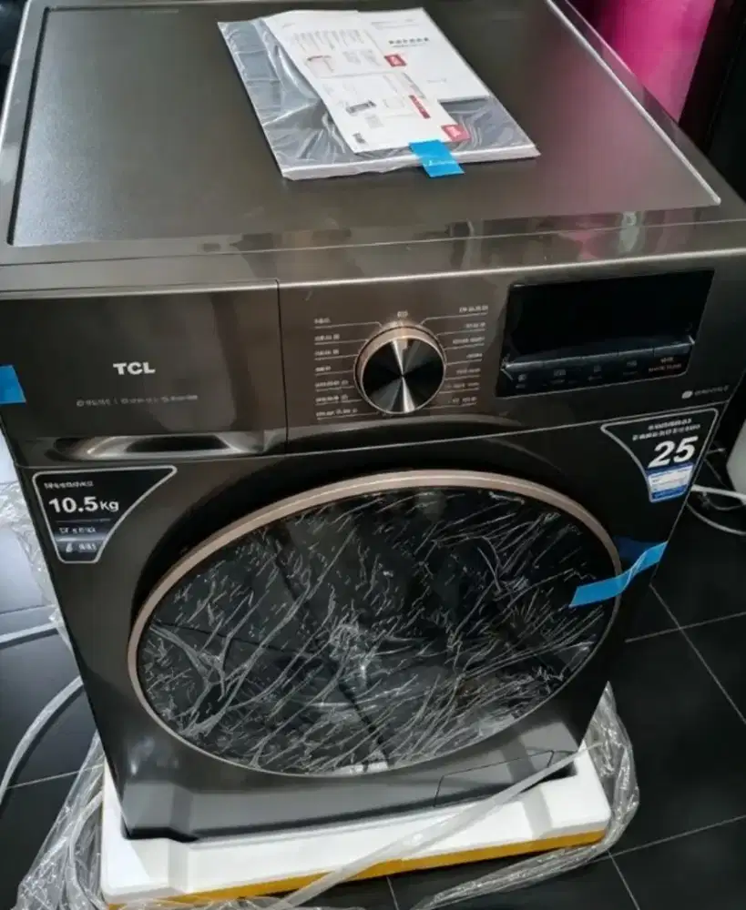 TCL mesin cuci front loading washer dryer 10.5kg