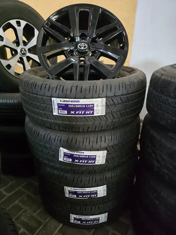 Velg Ban Baru Ori Fortuner VRZ GRSPORT R18 Hilux Pajero Everest Ranger