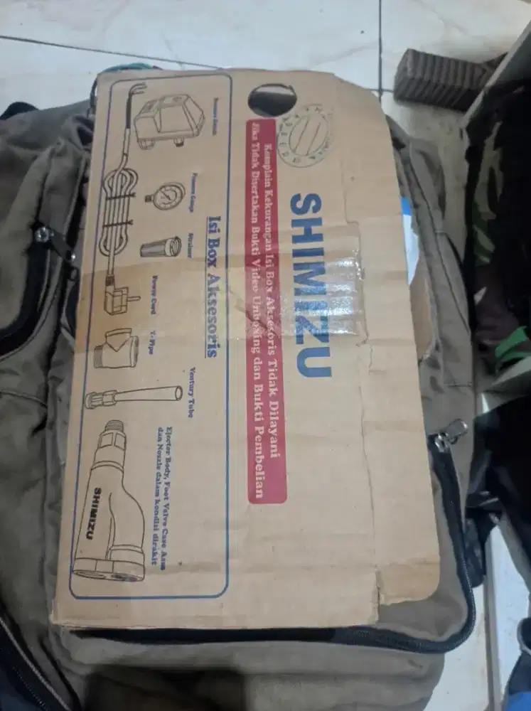 pompa air Shimizu otomatis atau pompa pendorong air (booster pump)