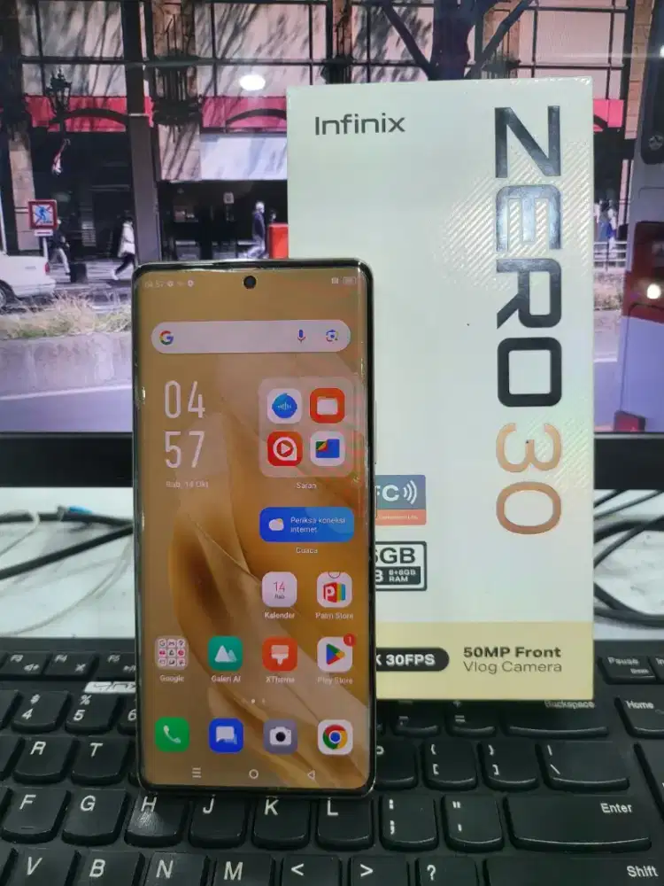 infinix zero 30 ram 8/256 fullset orian