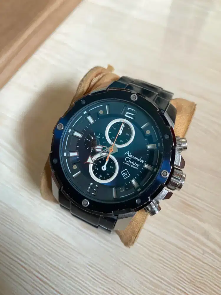 Jam Tangan Pria Alexandre Christie 6410 Navy MC