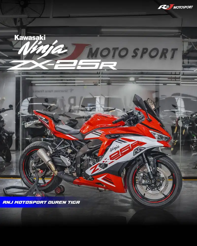 Kawasaki ZX25R zx 25 ZX636 ZX10 Nik 2022 Km 14.000an Knalpot Leovince