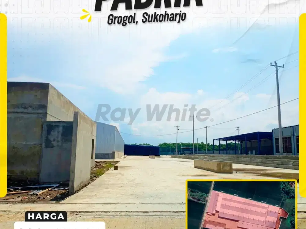 Dijual Pabrik Aktif Siap Operasi (Take Over), Grogol, Sukoharjo