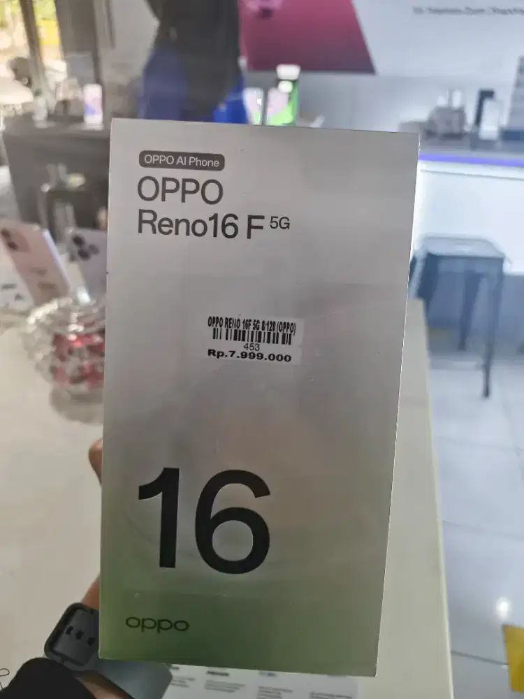 OPPO RENO 16F 8/128 GB READY STOK DI TOKO ATLANTIS JEMPONG