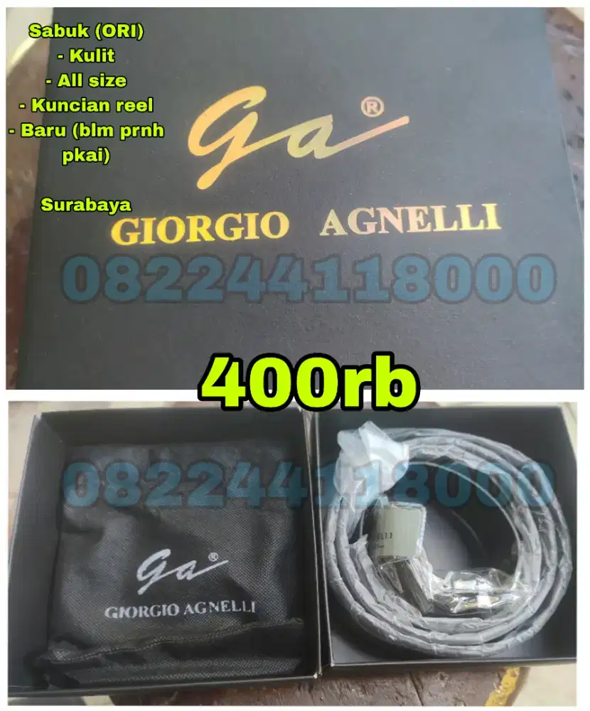 Sabuk Kulit Ori Baru (Giorgio Agnelli)