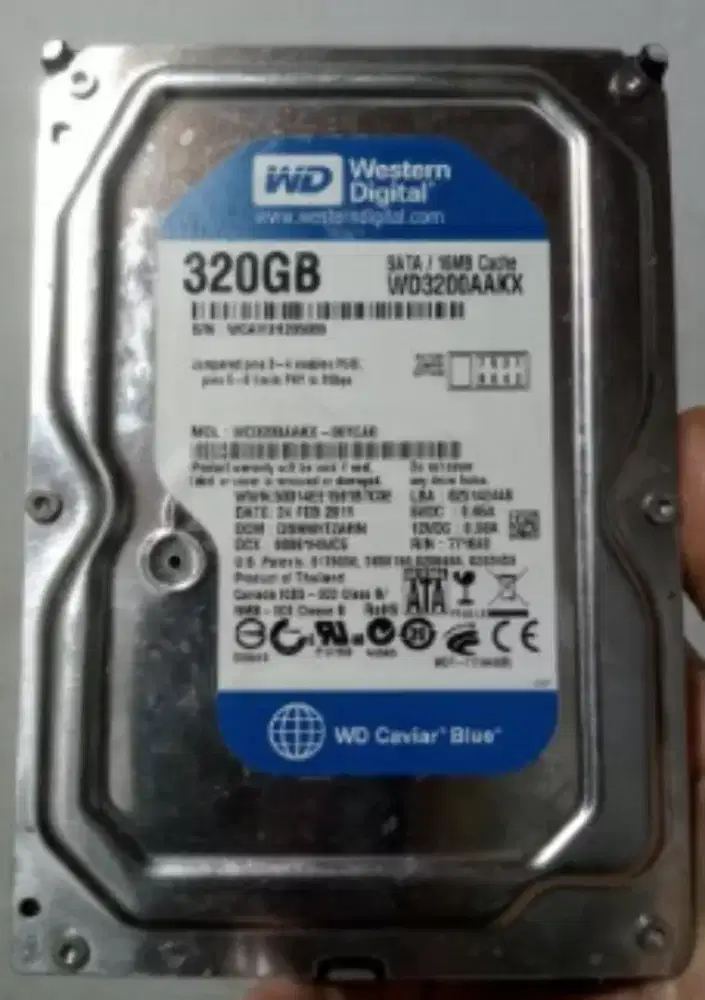 Jual hardisk internal WD 320 gb
