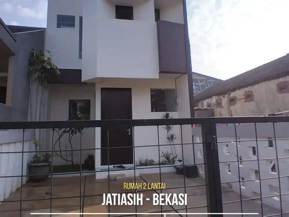 DIJUAL RUMAH 2 LANTAI SIAP HUNI DI JATIASIH, BEKASI — NEGO!