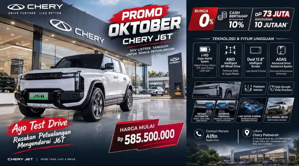CHERY J6T 2026 HARGA TERBAIK