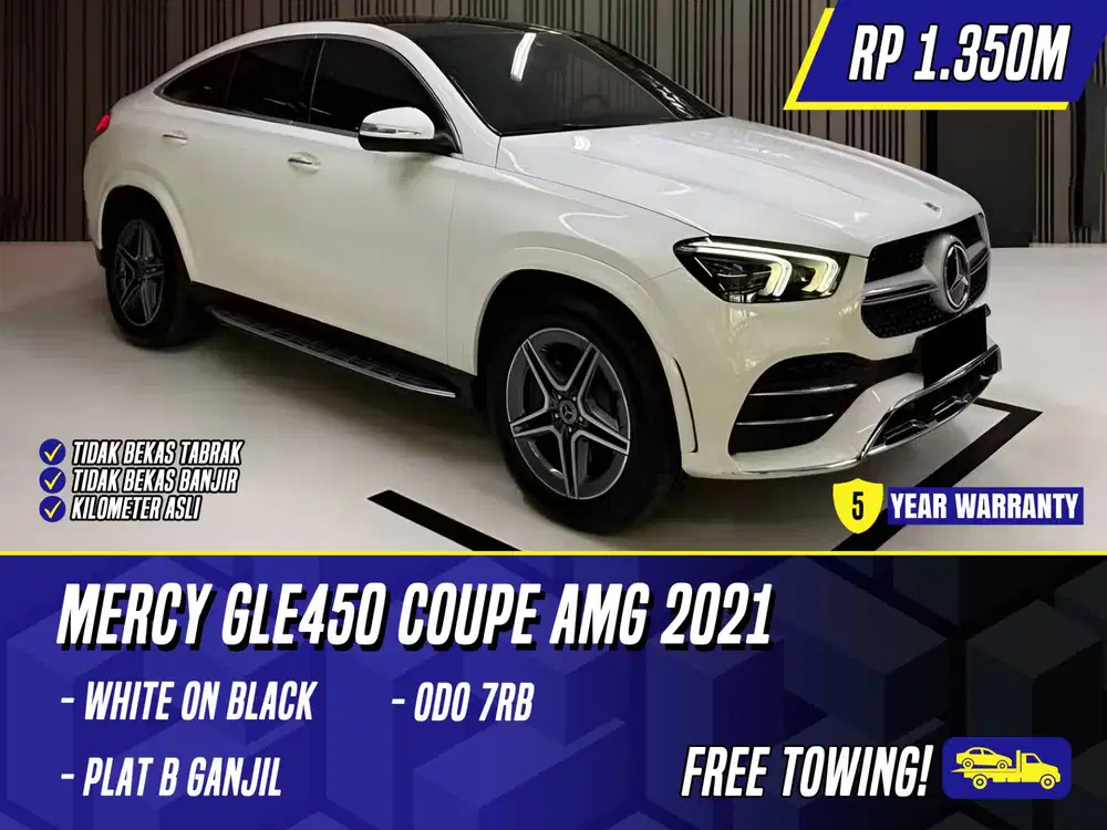 Mercedes Benz GLE450 Coupe AMG 2021 NIK 2020 White Putih Mercy GLE 450