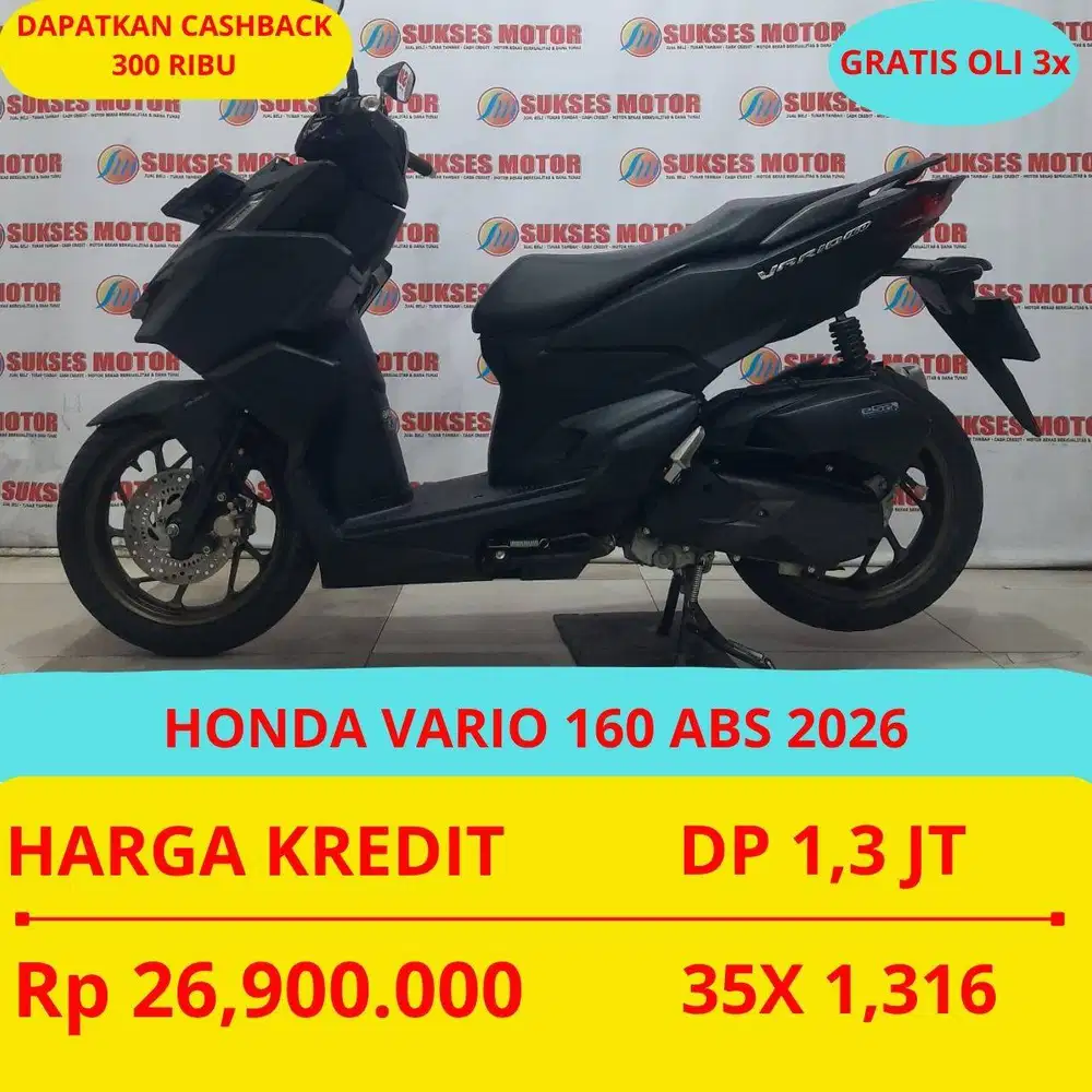 HONDA VARIO 160 ABS 2026 DP MURAH 1,3 JUTA GUYSS