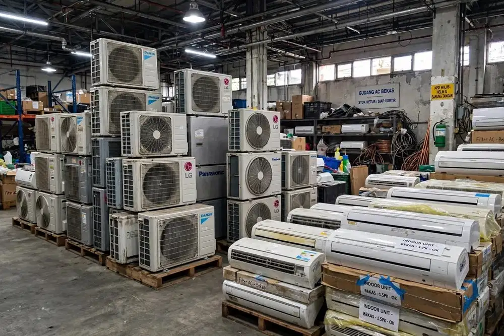Terima ac bekas Ex kantor dll