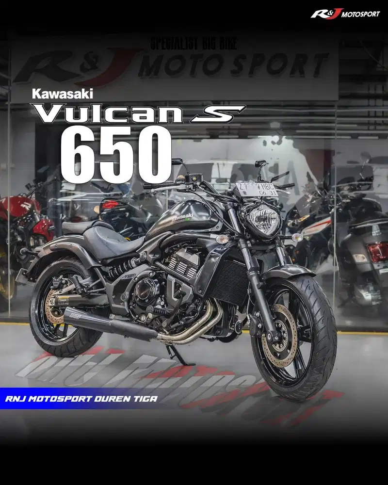 Kawasaki Vulcan S 650 Vulcan 650 cc Versys 650 Km 2.800an Nik 2016 V&H