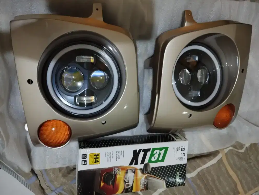 Headlamp Panda Karimun Kotak + Relay - Premium