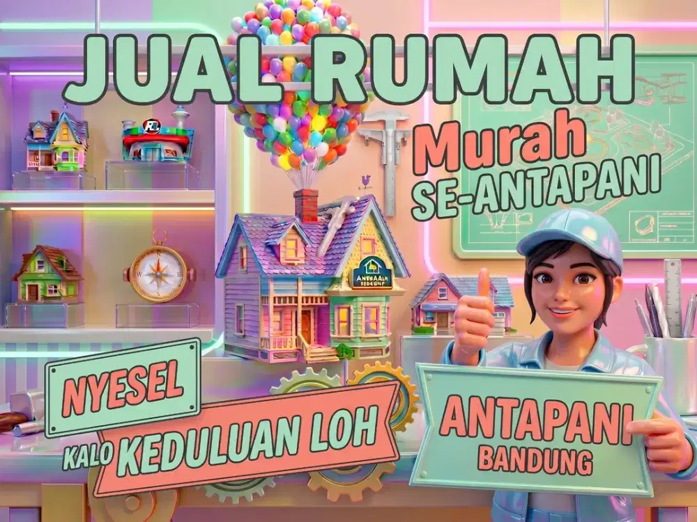 JUAL RUMAH DI ANTAPANI, ARCAMANIK, BANDUNG KOTA.