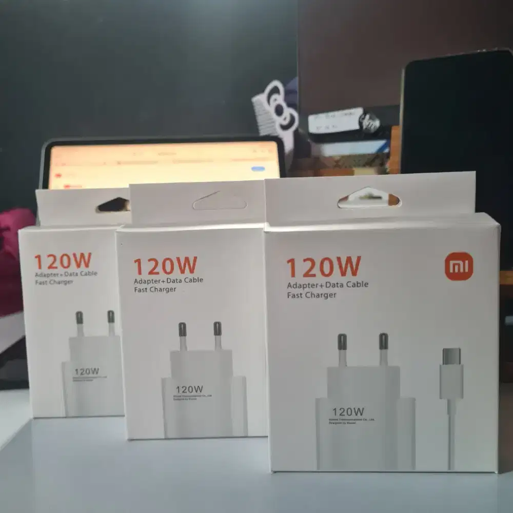 Adapter Charger Xiaomi 120W Original Baru – Fast Charging Kabel USB