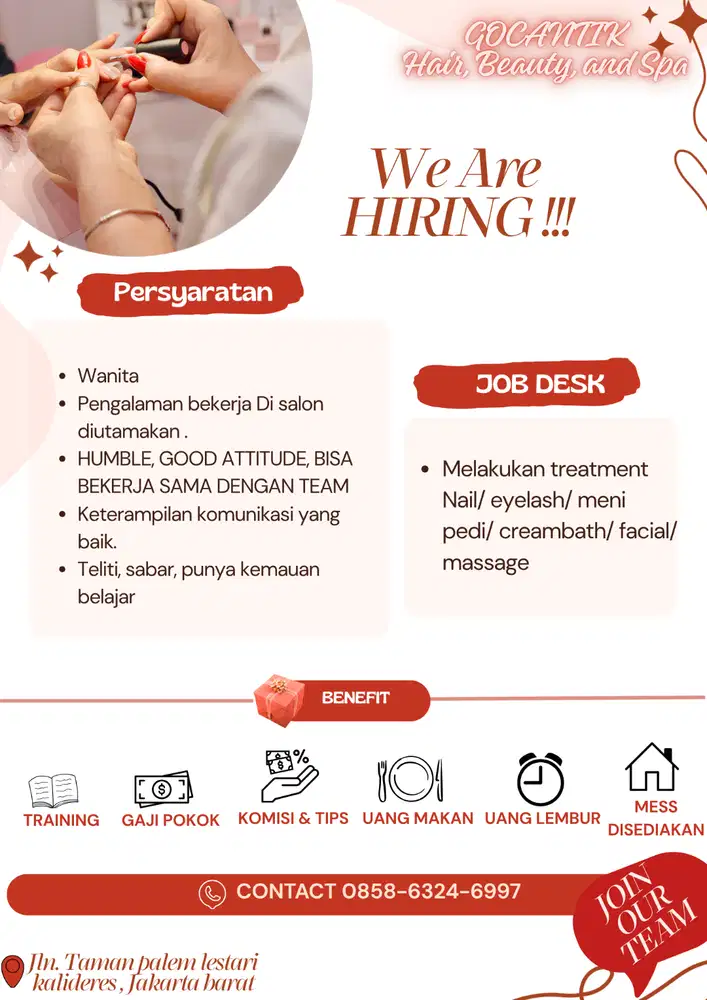 LOWONGAN KERJA HAIR, NAIL, EYELASH