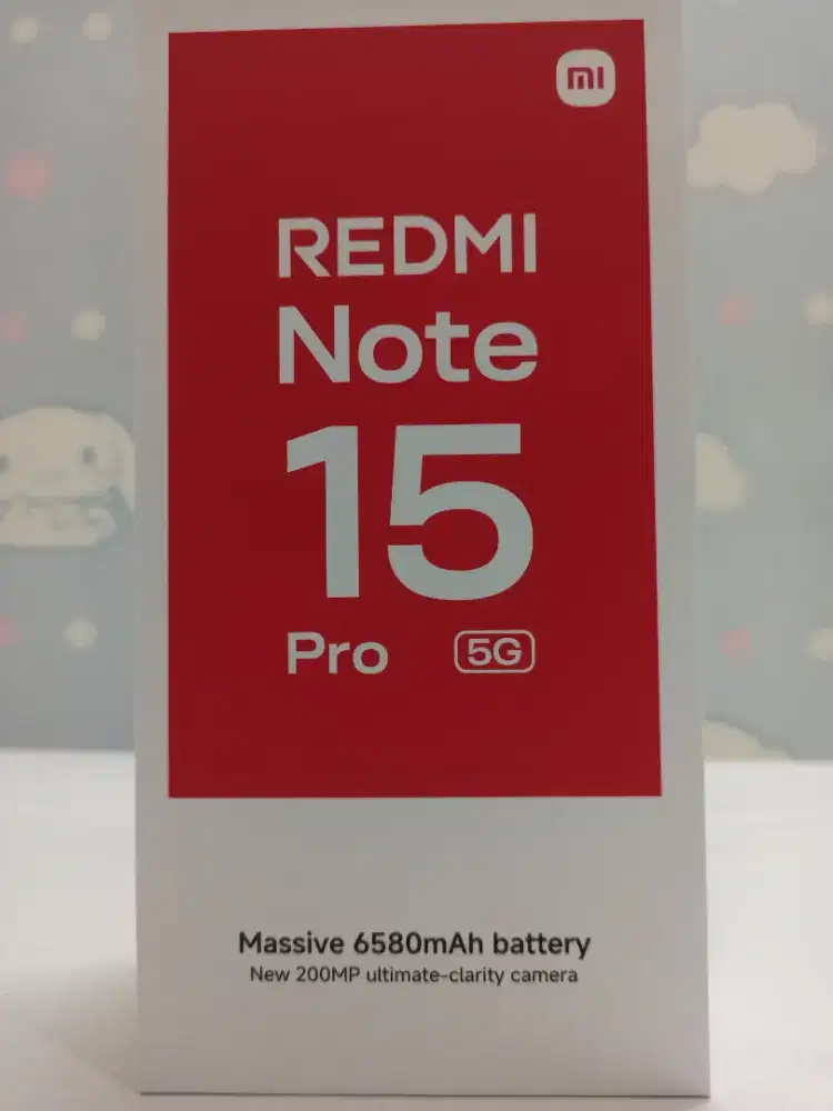 Redmi Note 15 Pro 5G 12/ 512 Titanium Silver Garansi Resmi