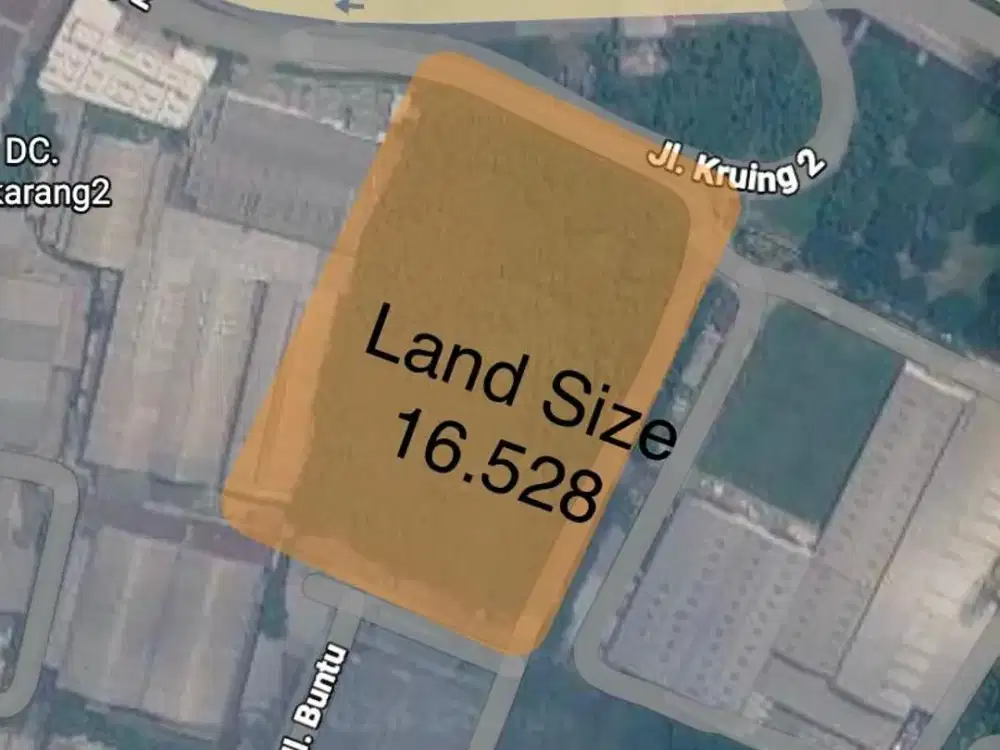 Rare Listing! Kavling Industri 16.528 m² Delta Silicon 1 Lippo Cikarang