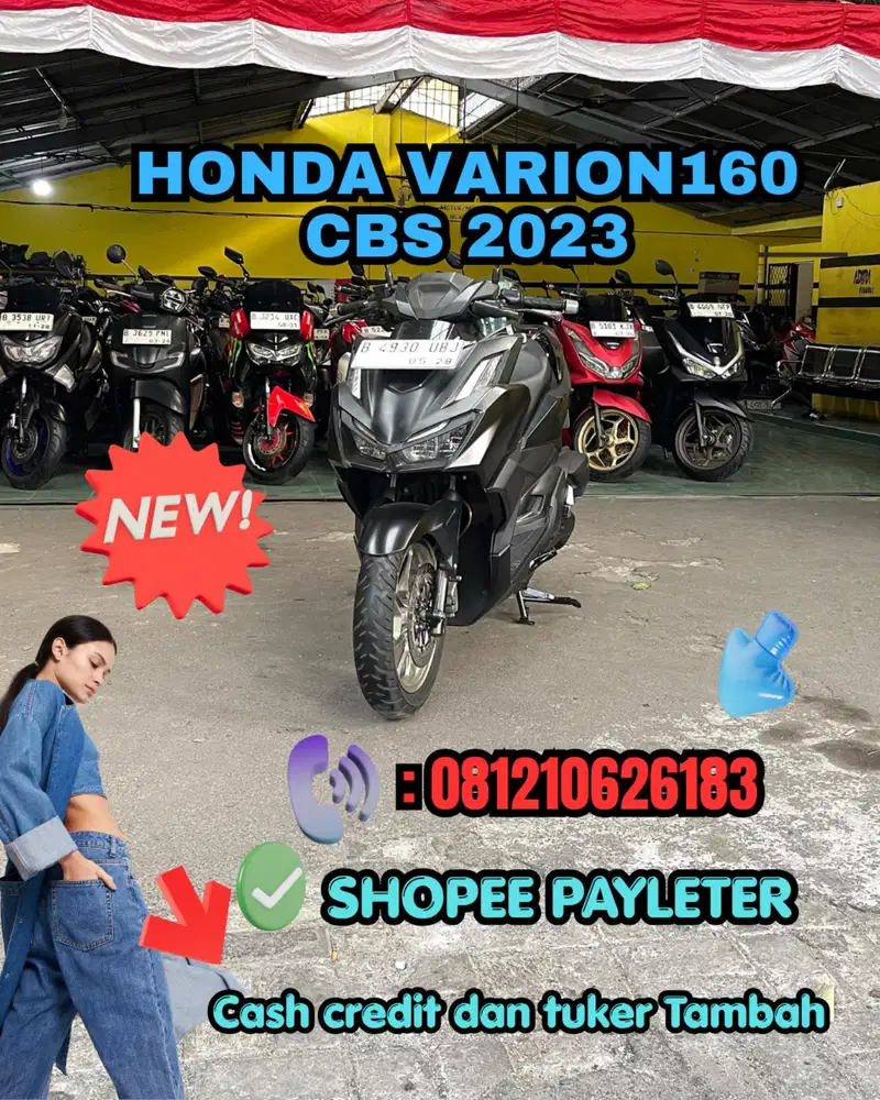 HONDA VARIO 160 CBS 2023 SIAP PAKAI