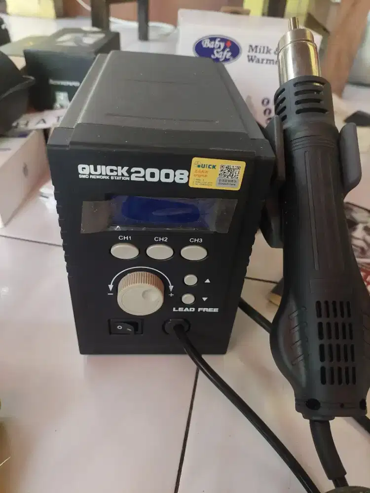Paket servis blower solder multimeter power supply