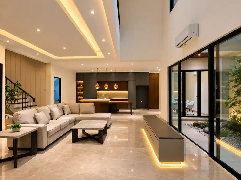 BANGUNAN MANDIRI RUMAH AMERICAN CLASSIC di Sutera onyx ALAM SUTERA