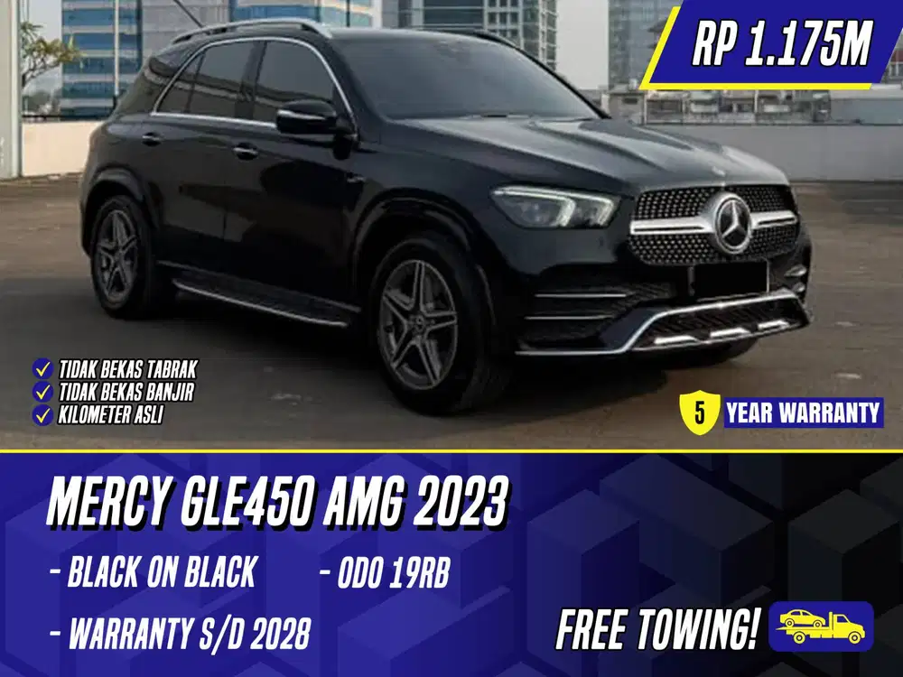 Mercedes Benz GLE450 AMG 2023 Black Hitam Mercy GLE 450