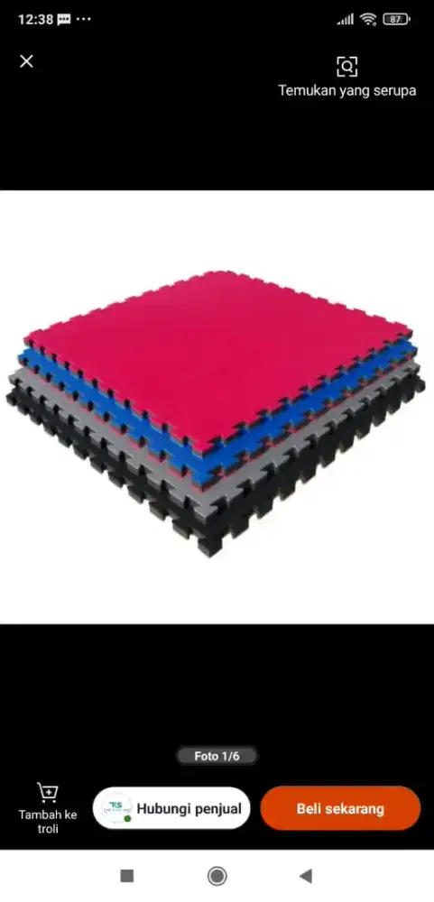Eva Mat Ukuran 100 cm
Tebal 5 cm