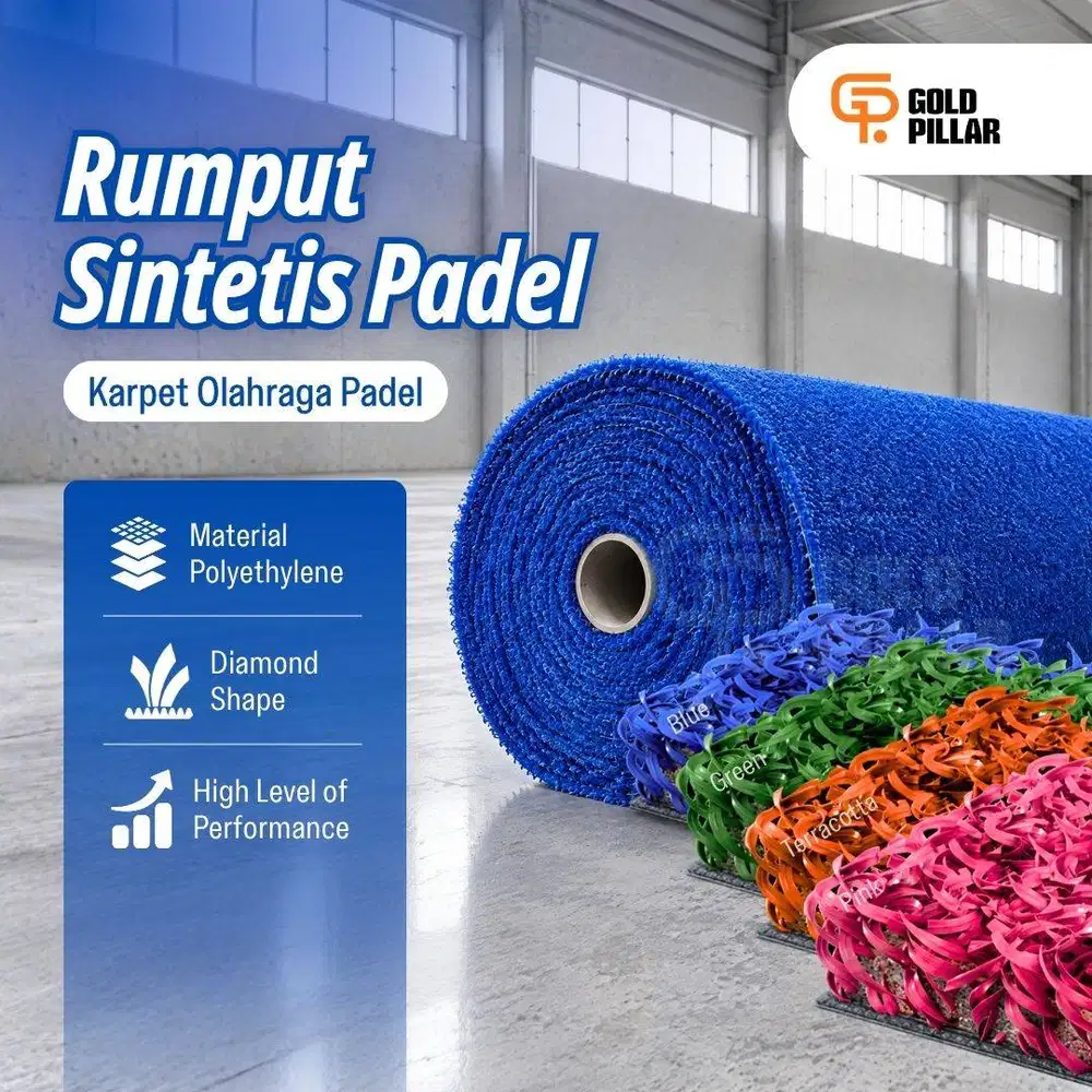 Karpet Lapangan Padel - Padel Flooring | Rumput Sintetis Padel