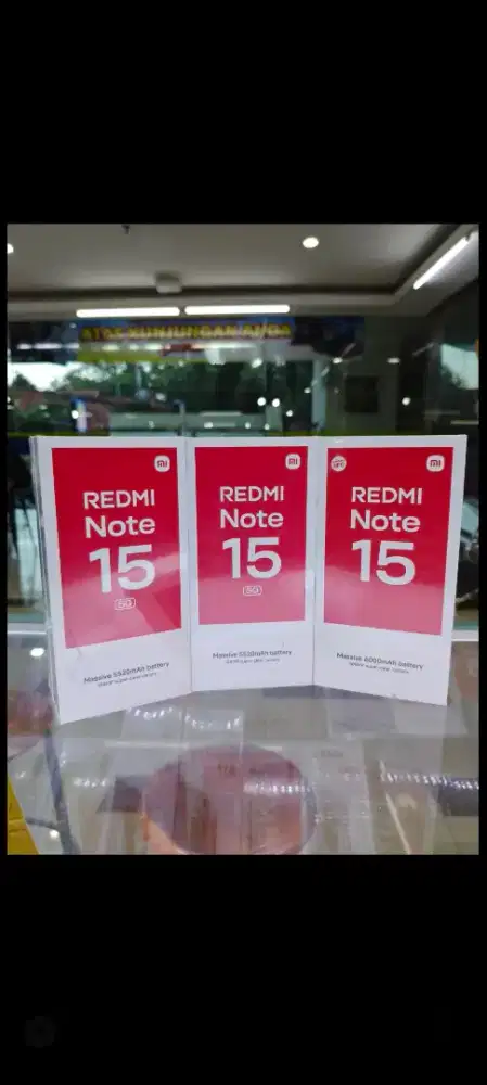 Xiaomi redmi note 15 5G ram 12gb 512gb dannote15 garansi resmi