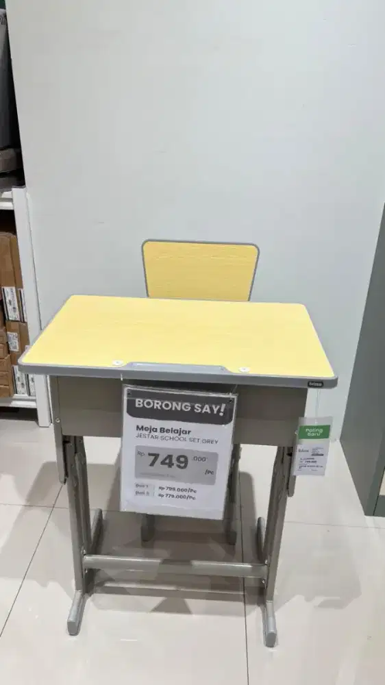 Set meja belajar murah kokoh