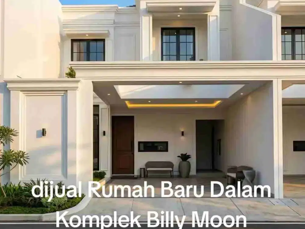dijual rumah baru dalam komplek billymoon Pondok Kelapa Duren Sawit