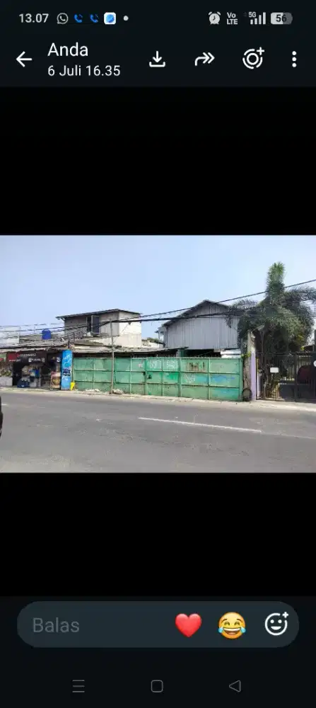 Dijual cepat gudang komersil