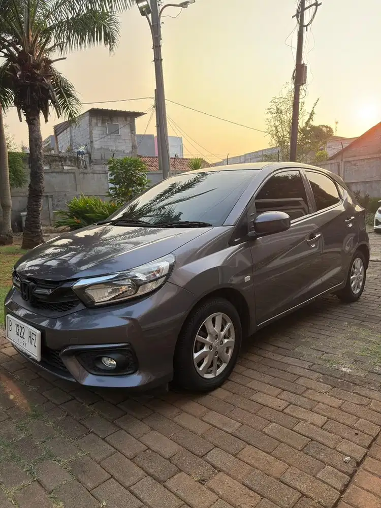 Honda Brio Satya E CVT thn 2022 KM 32rb mulus