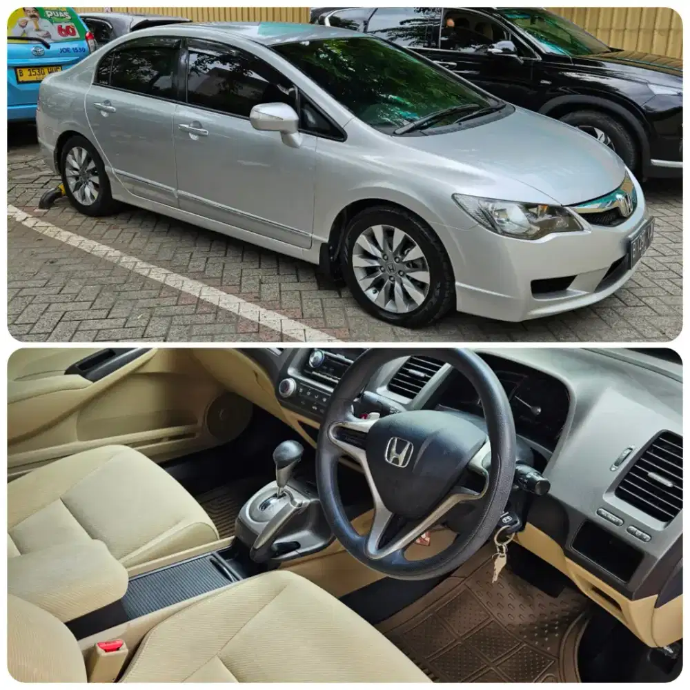 CIVIC 2010 matic KM70 full original jok dibungkus dari baru
