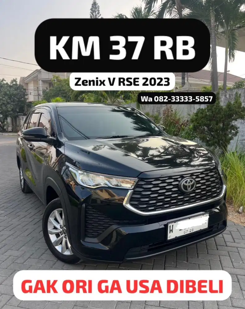 Km37rb zenix V RSE 2023 (W) tg1 dr baru innova full orisinil