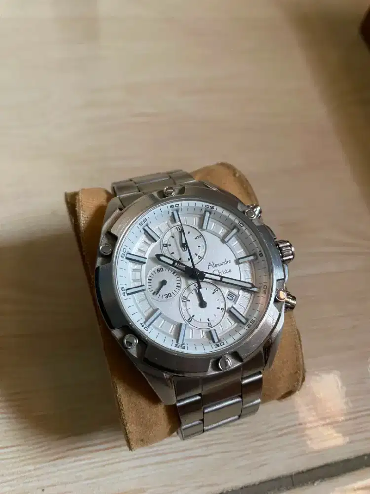 Jam Tangan Pria Alexandre Christie 6524 MC Silver