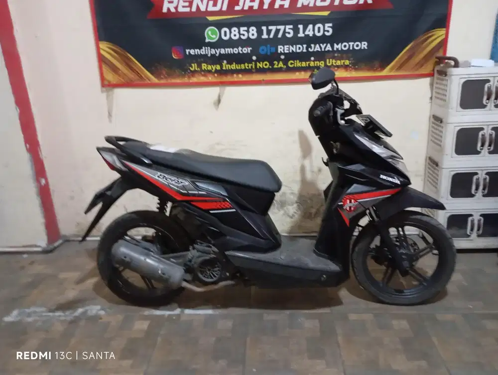 [PROMO] Honda beat eco Tahun 2017 Surat komplit