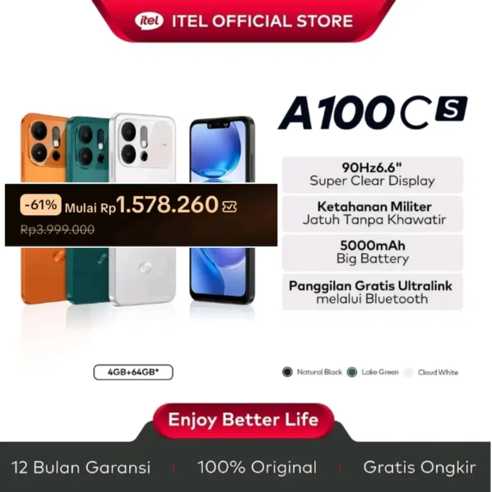 Promo 1/2 HARGA!