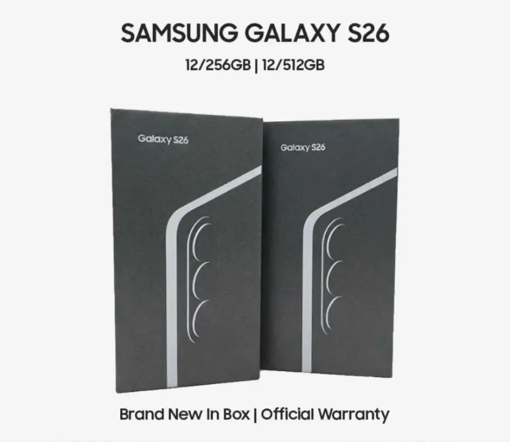 SAMSUNG GALAXY S26 BASIC HARGA PROMO CICILAN BUNGA 0% SIAP KIRIM
