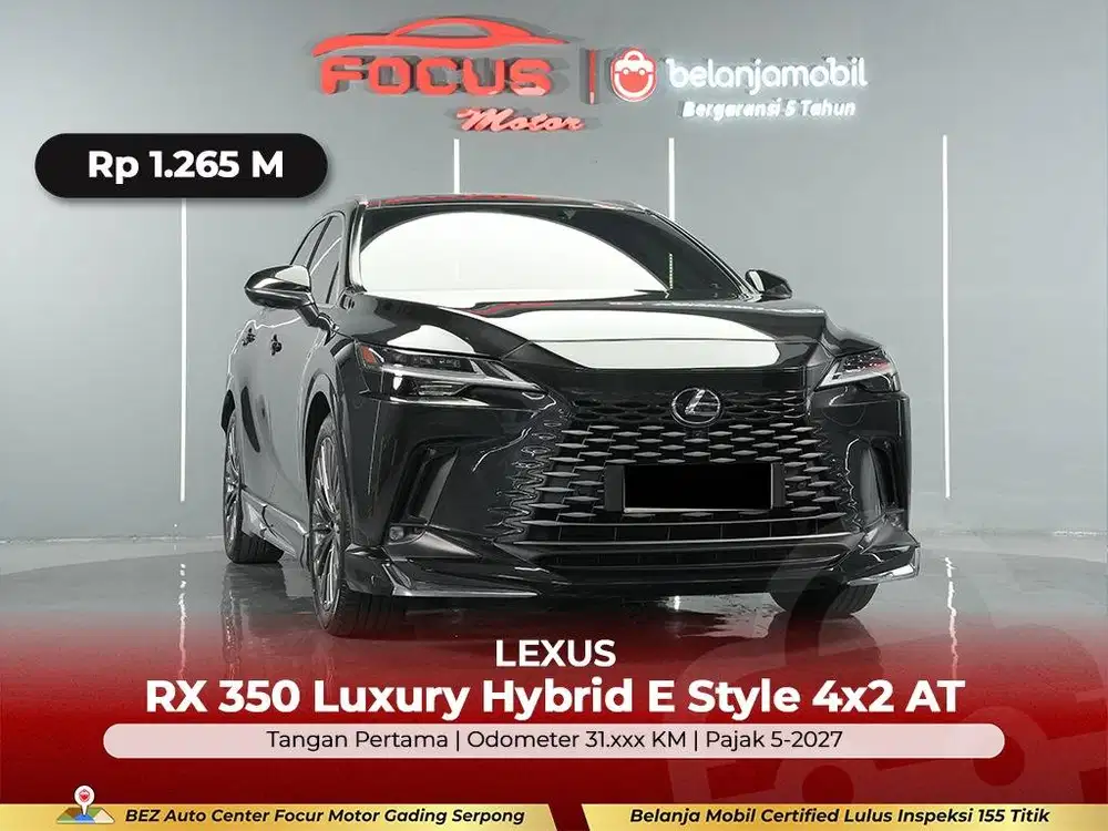 [ E STYLE ORIGINAL ] Lexus RX350 RX 350 Luxury Hybrid 2022/2023/2024