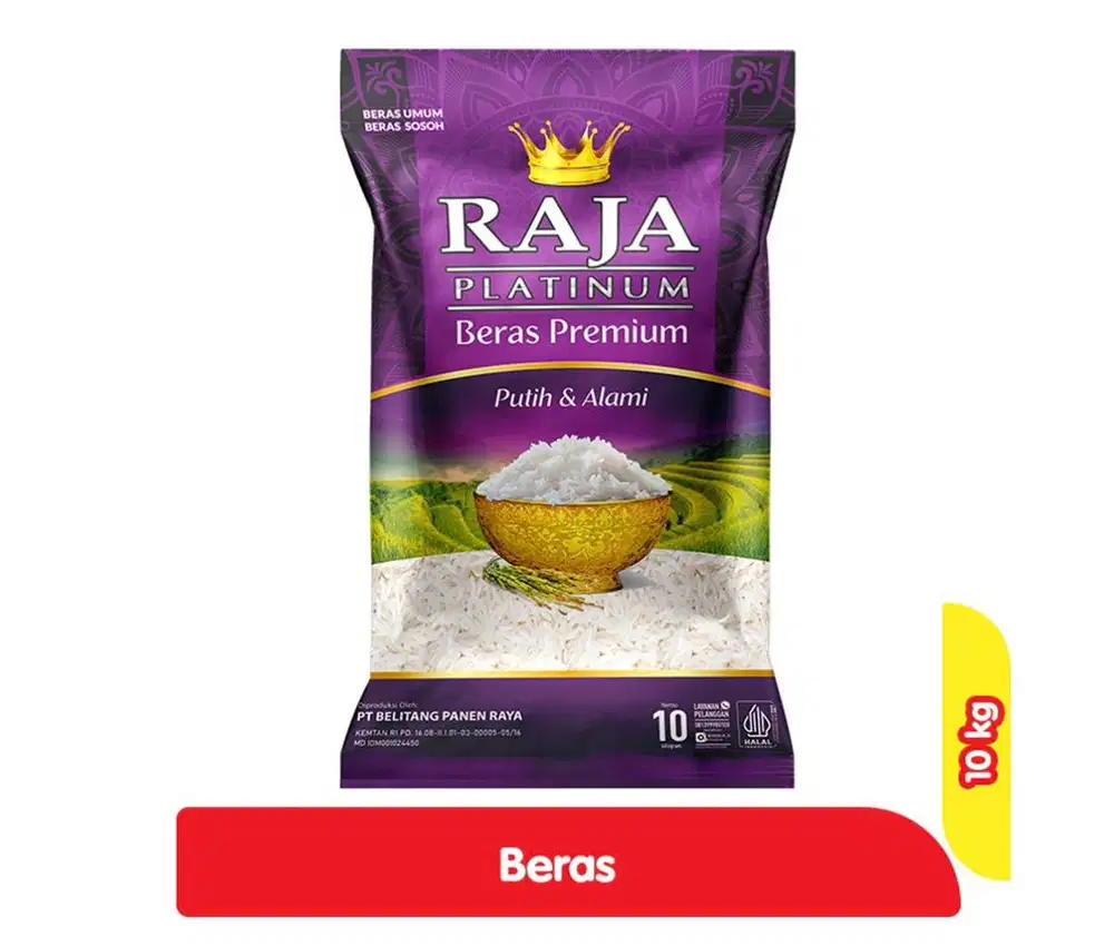Beras premium Raja Platinum 10kg
